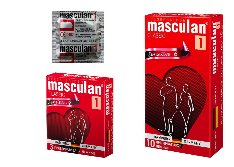презервативи Masculan Classic Sensitive